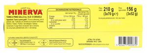 Tonno Yellowfin In Olio Di Girasole 210 Gr (3 X 70 Gr) Minerva - Foto 3