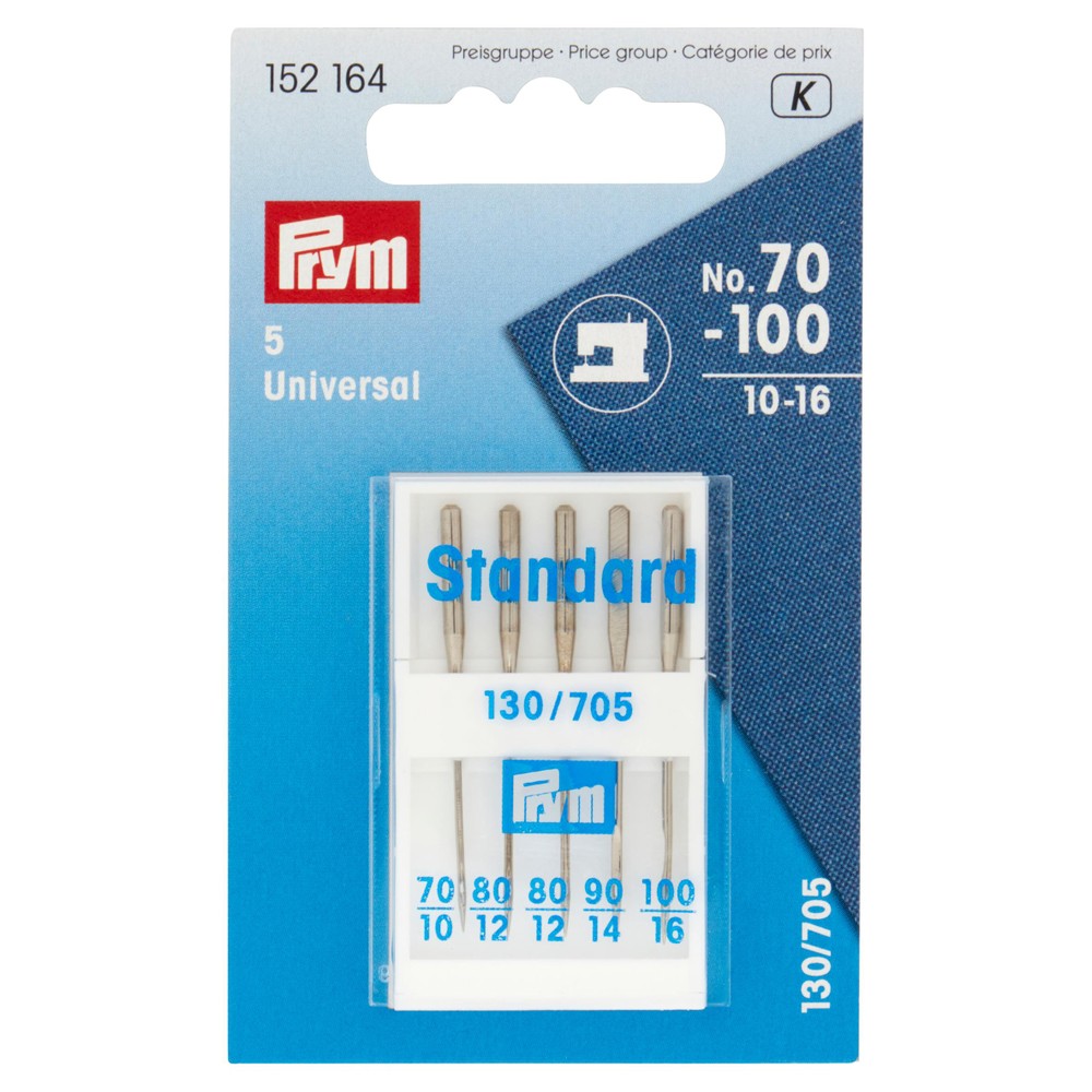 5 Aghi Per Macchina Da Cucire Assortiti 70/100 Prym - Foto 1
