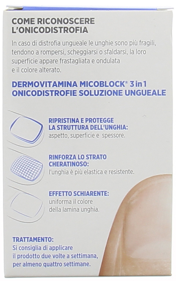 Micoblock E Onico Distrofie Unghie Dermovitamina - Foto 2