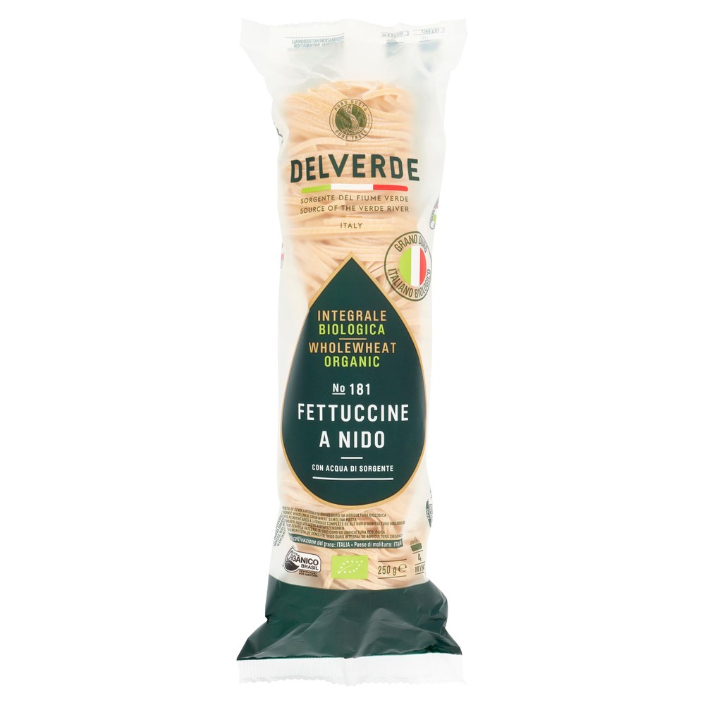 Pasta Fettuccine A Nido Integrali N.181 Bio Delverde - Foto 1