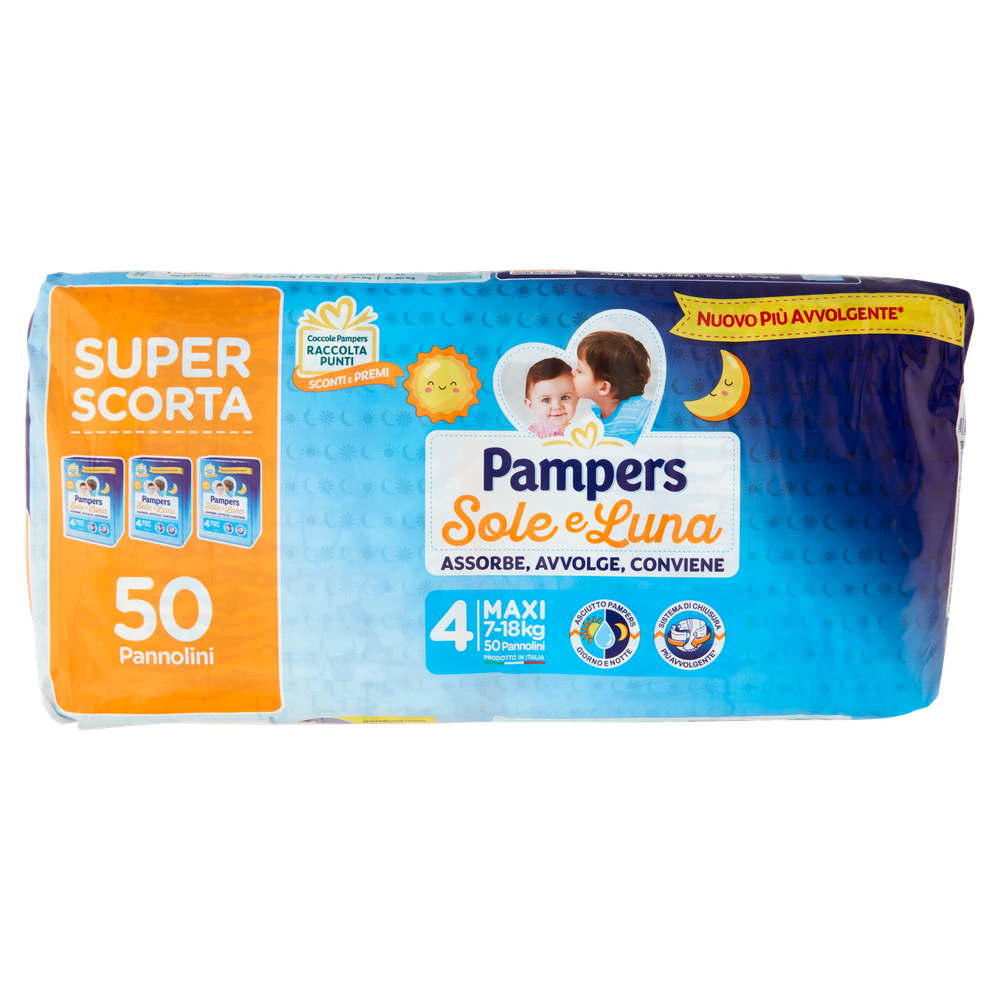 Pannolini Pampers Sole & Luna Maxi Pz 50 - Foto 1