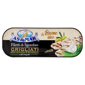 Filetti Di Sgombro Le Buone Idee Grigliati All'olio Evo Bio Asdomar - Foto 1