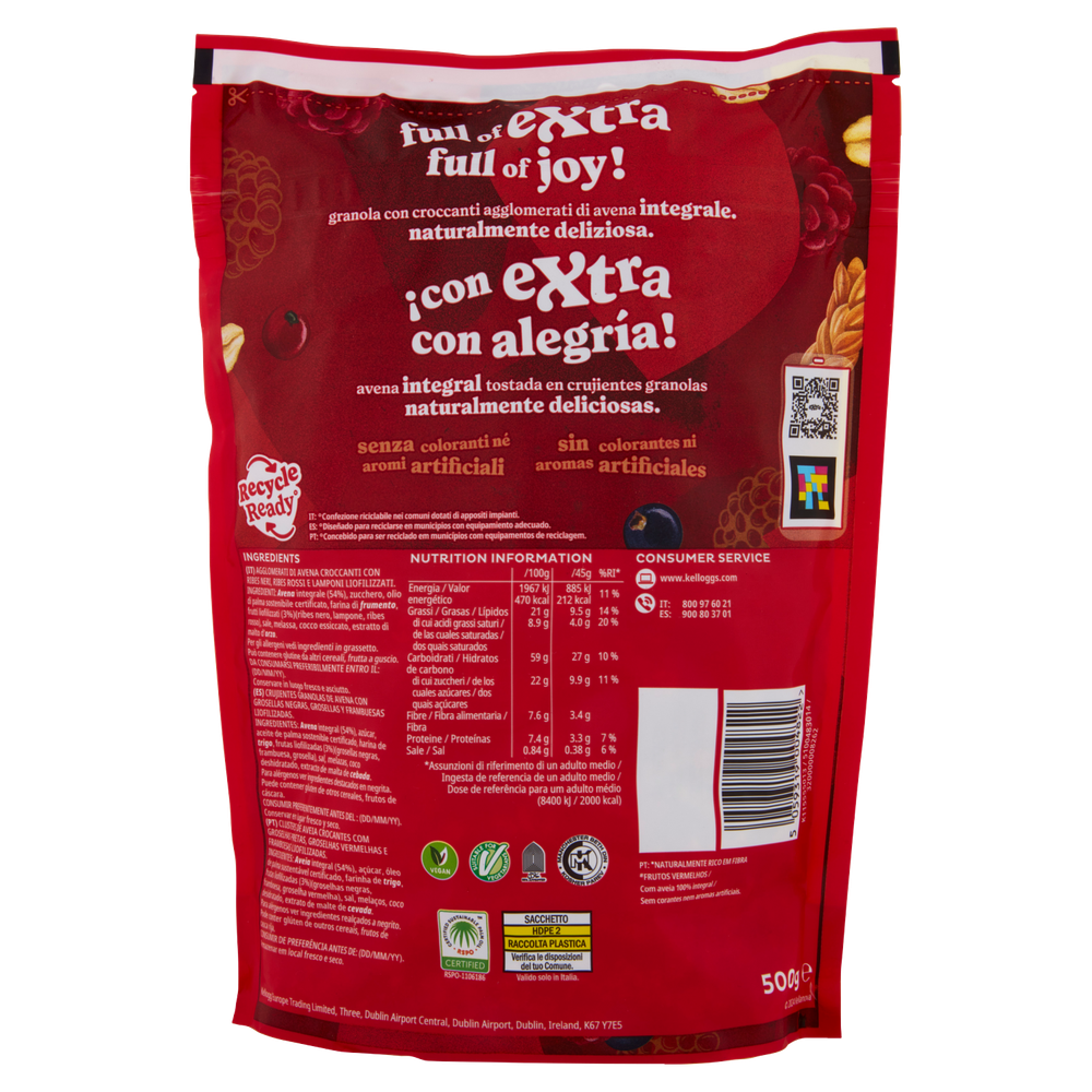 Granola Extra Frutti Rossi Croccante Kellogg's - Foto 3