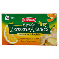 Te' Verde Zenzero Arancia Bennet 25 Filtri Te' Verde Zenzero Arancia Bennet 25 Filtri