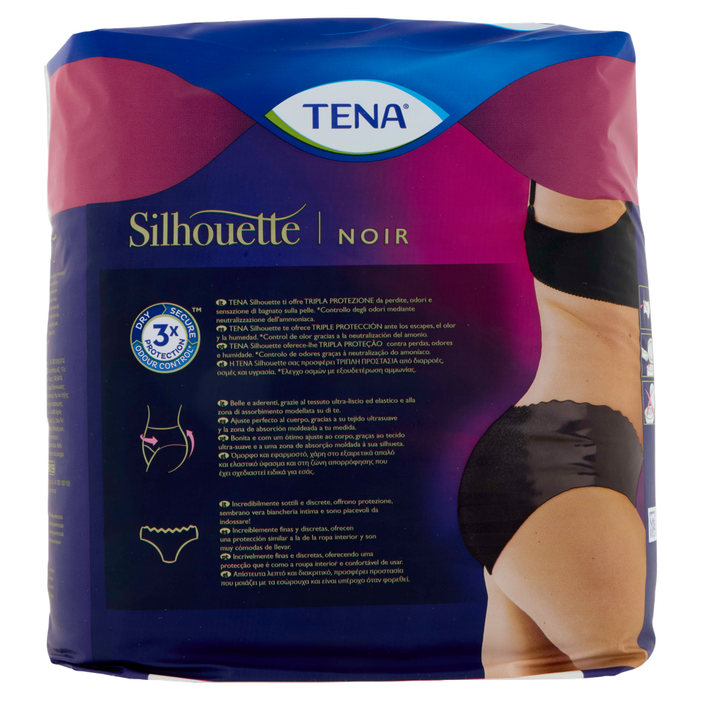 Pants Silhouette Noir Taglia L 2x10 Tena - Foto 3