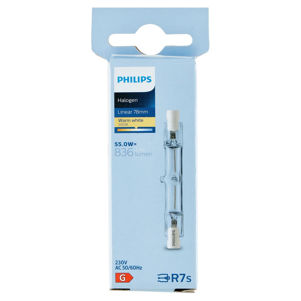 Lampadina Alogena Lineare Compatta Attacco R7s 48w Luce Calda - Foto 1