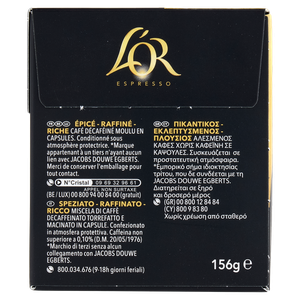 Caffè Espresso Decaffeinato Capsule Aluminium X30 L'or - Foto 2