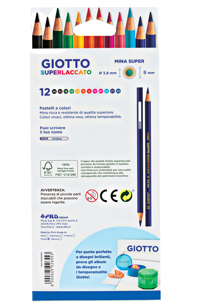 Pastelli Tondi Superlaccato Giotto - Foto 3