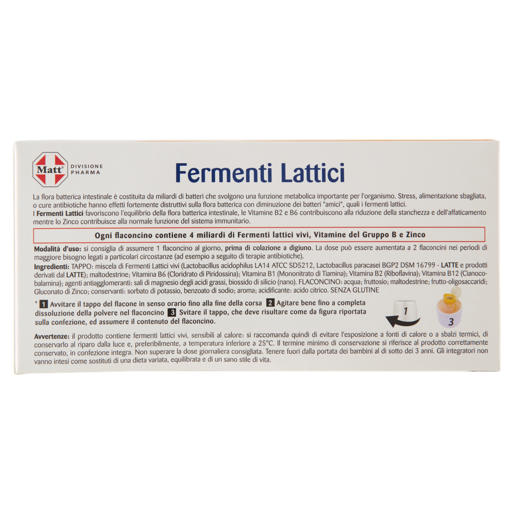 Fermenti Lattici Matt 12 Flaconcini - Foto 3