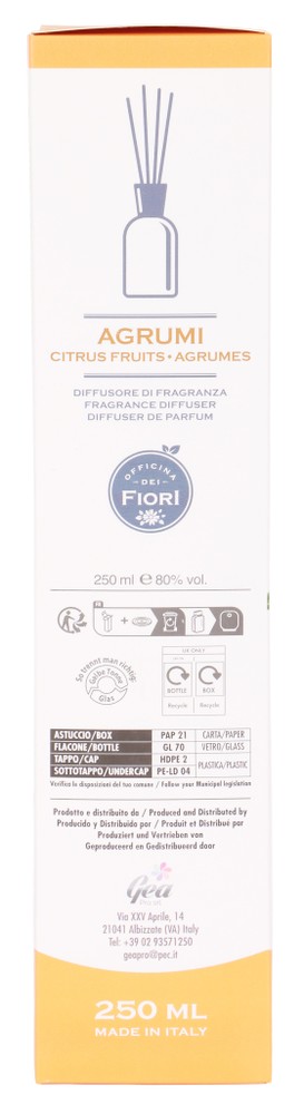 Diffusore Ambiente Agrumi 250 Ml Officina Dei Fiori - Foto 3