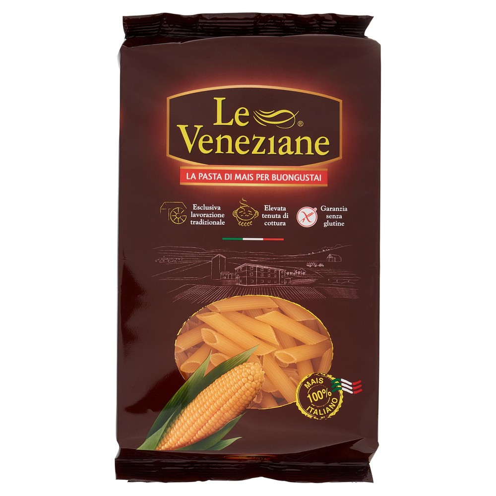 Pasta Di Mais Penne Rigate Le Veneziane Molino Di Ferro - Foto 1