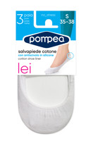 Salvapiedi Donna 35 / 38 Bianco Conf Da 3 Pompea Salvapiedi Donna 35 / 38 Bianco Conf Da 3 Pompea
