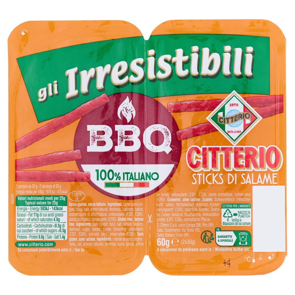 Bastoncini Di Salame Bbq Gli Irresistibili Citterio - Foto 1