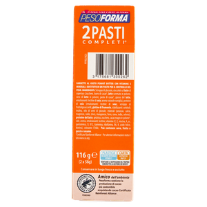 Pesoforma Barrette 2 Pasti Peanut Butter 2 X 58 G - Foto 3