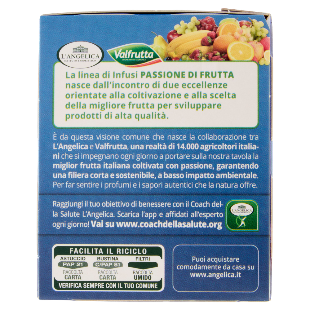 Infuso Passione Di Frutta Mirtilli E Fragola 15x1,8g L'angelica - Foto 2