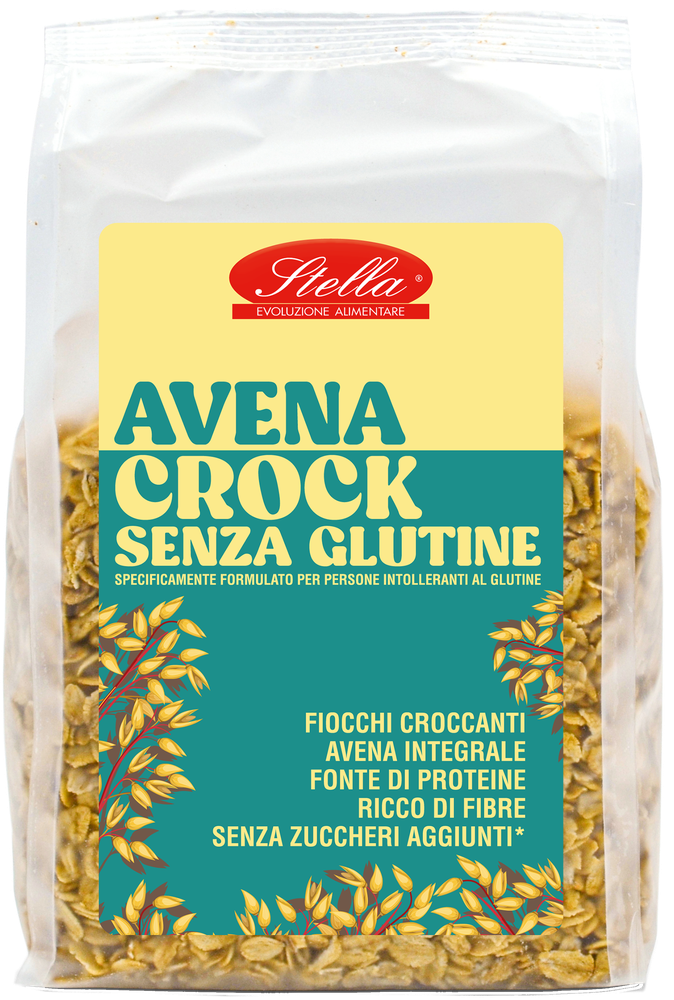 Fiocchi Croccanti Di Avena Integrale Senza Glutine Avena Crock - Foto 1
