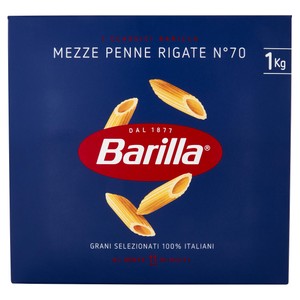 Pasta Mezze Penne Rigate N.70 100% Grano Italiano Barilla - Foto 1