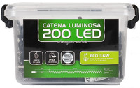 Catena Luminosa 200 Led In Plastic Box