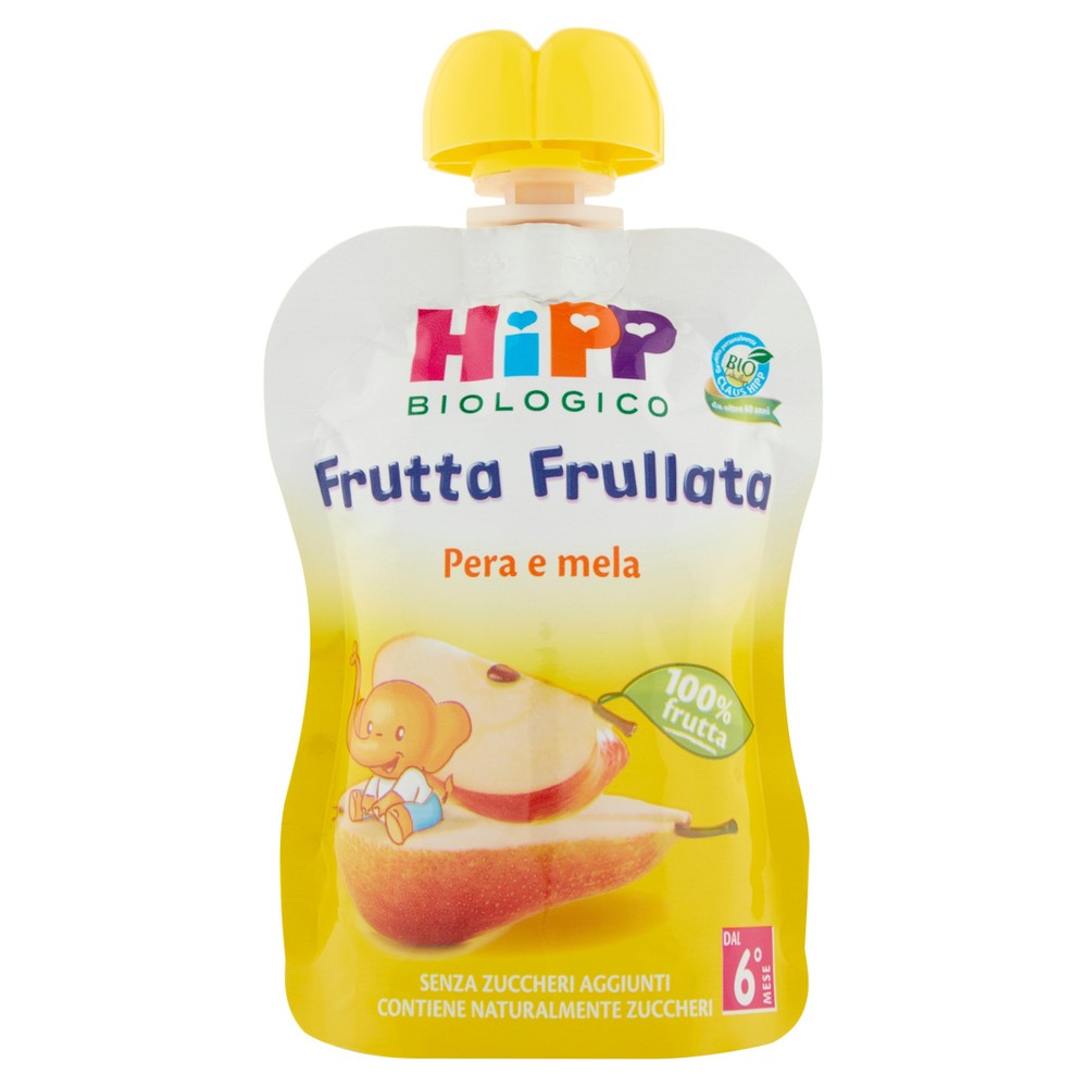 Frutta Frullata Pera E Mela Bio Hipp - Foto 1