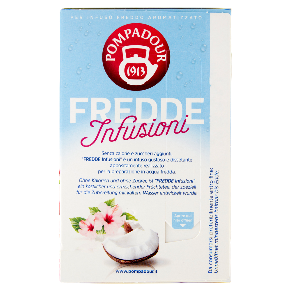 Infuso Con Karkade' E Cocco Fredde Infusioni Pompadour - Foto 3