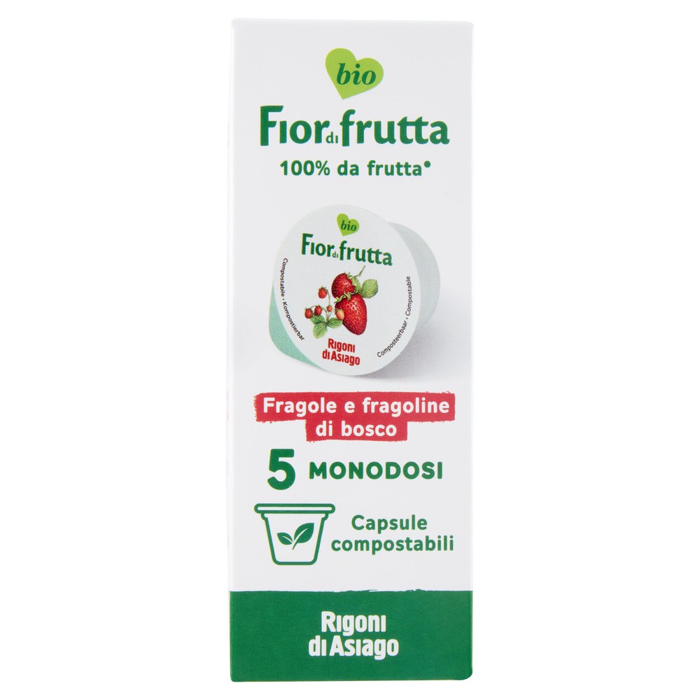 Confettura Fiordifrutta Alle Fragole Bio 5x20g Rigoni Di Asiago - Foto 1