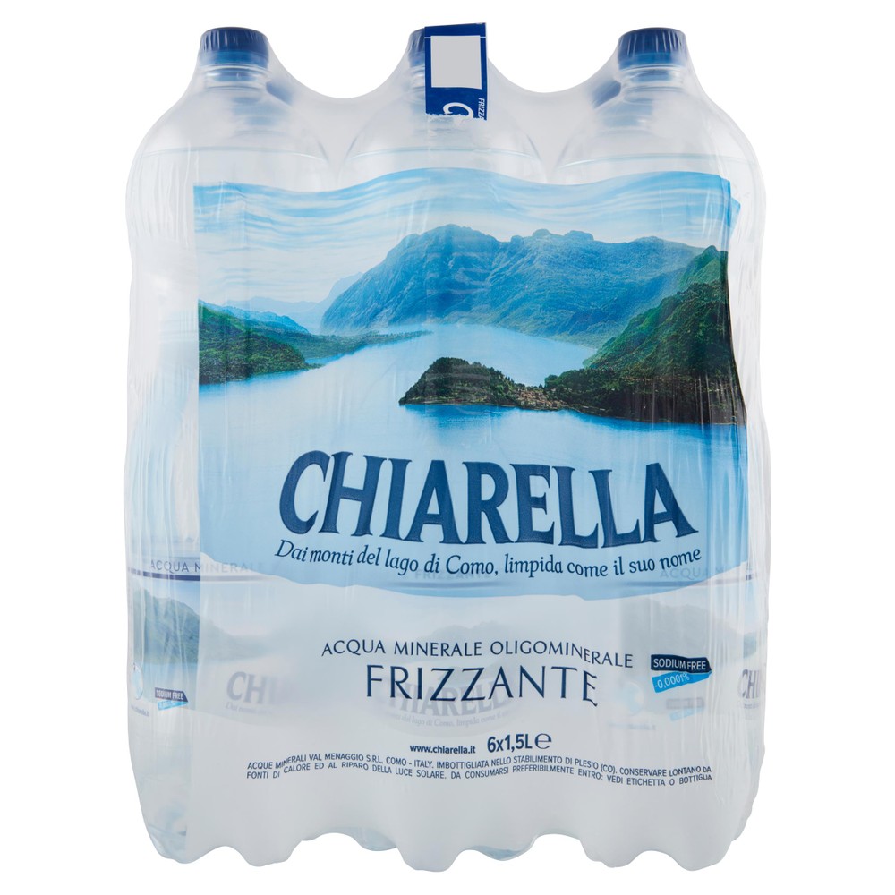 Acqua Minerale Frizzante Chiarella Conf. 6 Da 1,5lt - Foto 1