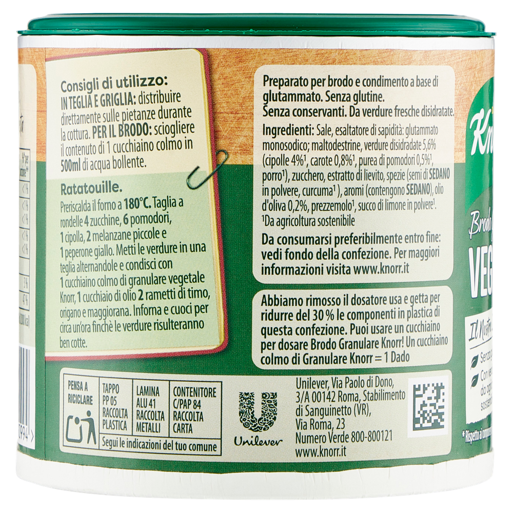 Brodo Granulare Vegetale Senza Lattosio Knorr - Foto 2