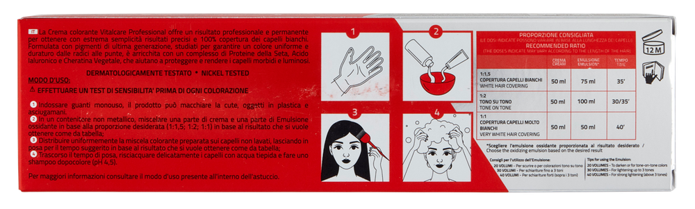 Vitalcare Crema Colorante Castano Chiaro - Foto 3
