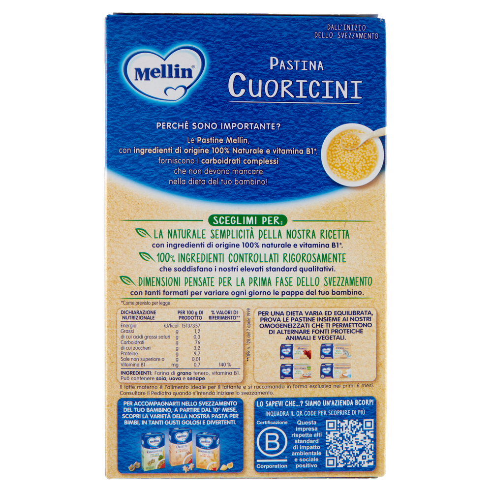 Pastina Dal 5° Mese Cuoricini Mellin - Foto 3