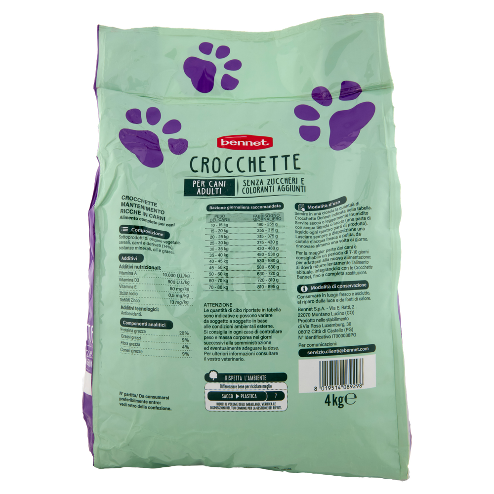 Crocchette Per Cane Adulto Mantenimento Bennet - Foto 3