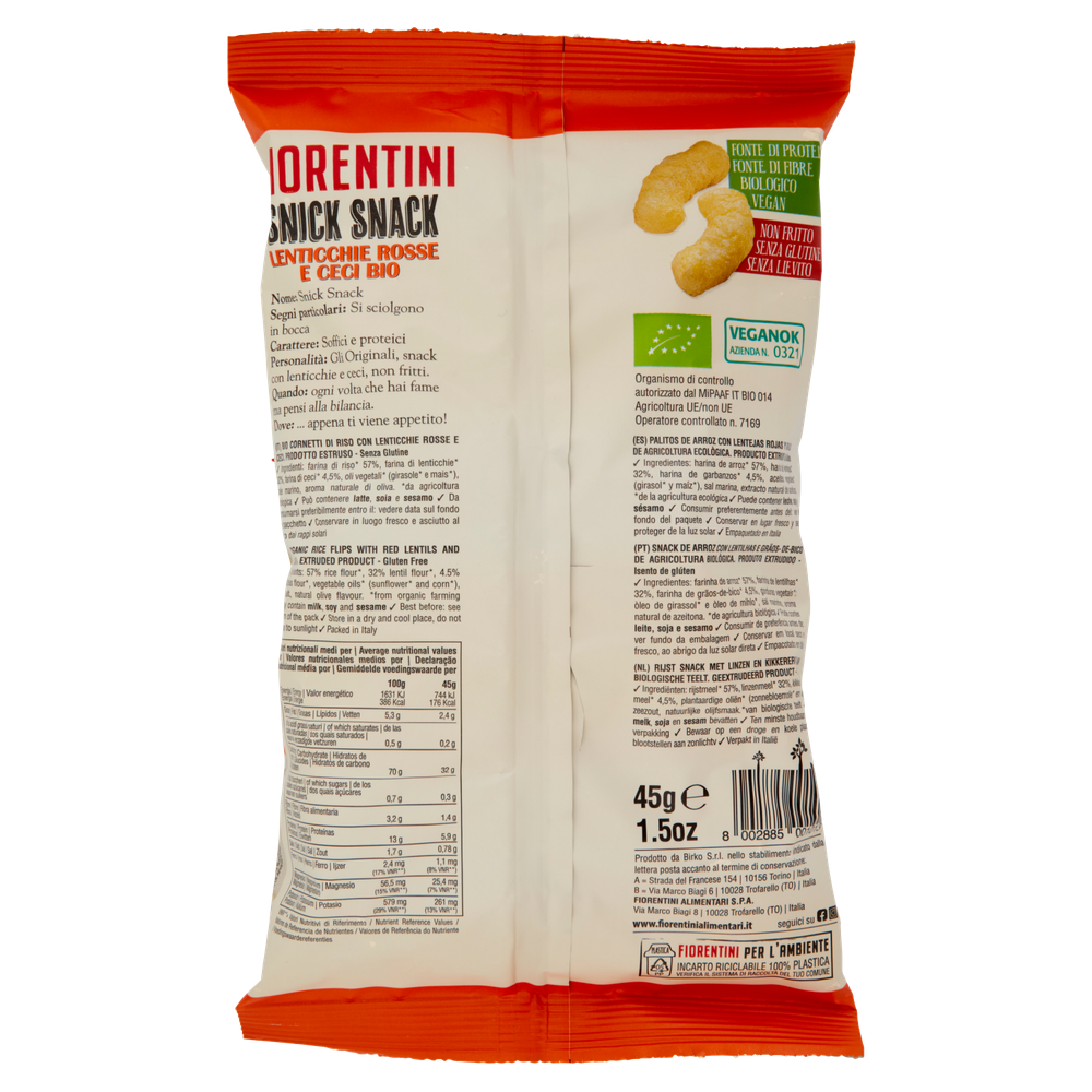Snick Snack Bio Lenticchie E Ceci Gli Originali Fiorentini - Foto 3