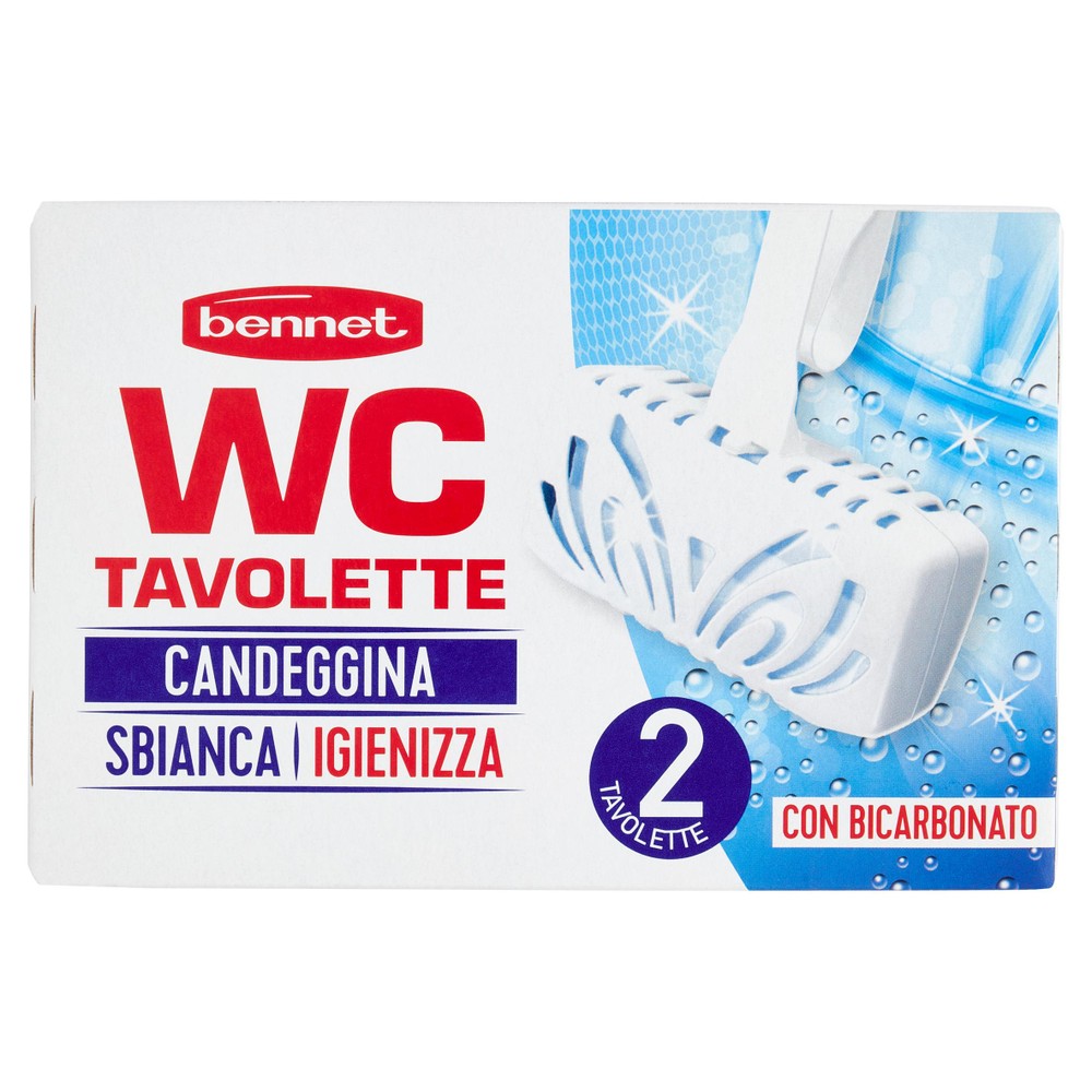 2 Tavolette Per Wc Con Candeggina Bennet - Foto 1