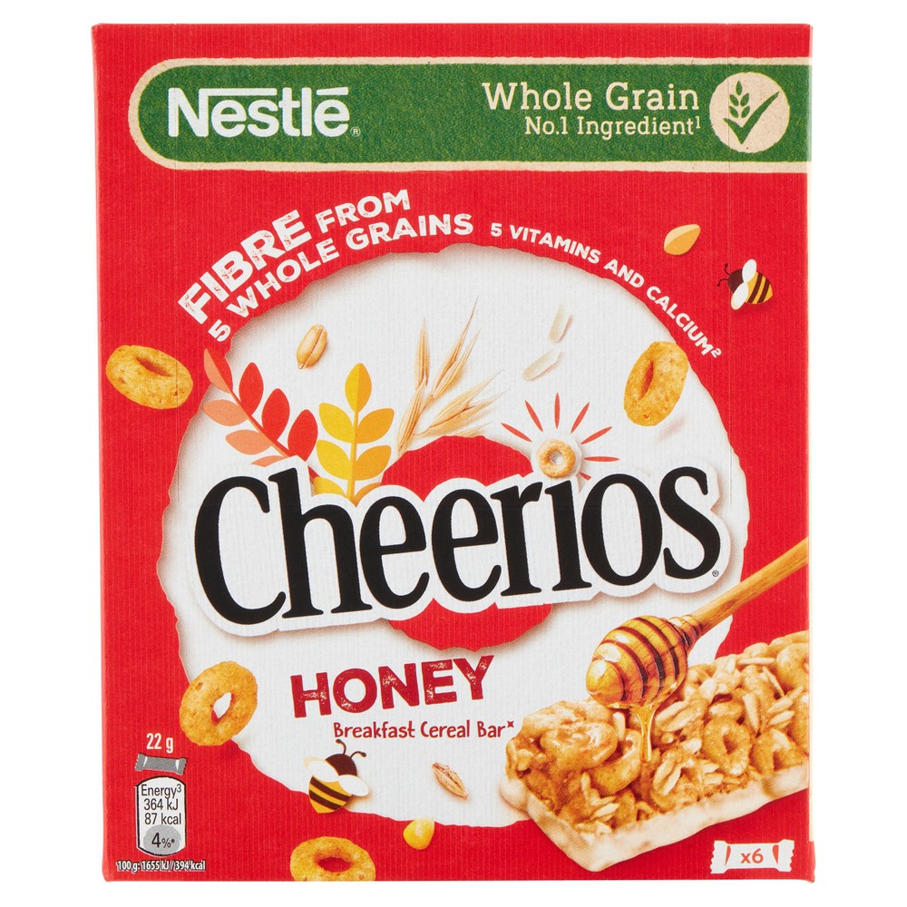 Barrette Cereali E Miele Cheerios Nestle'