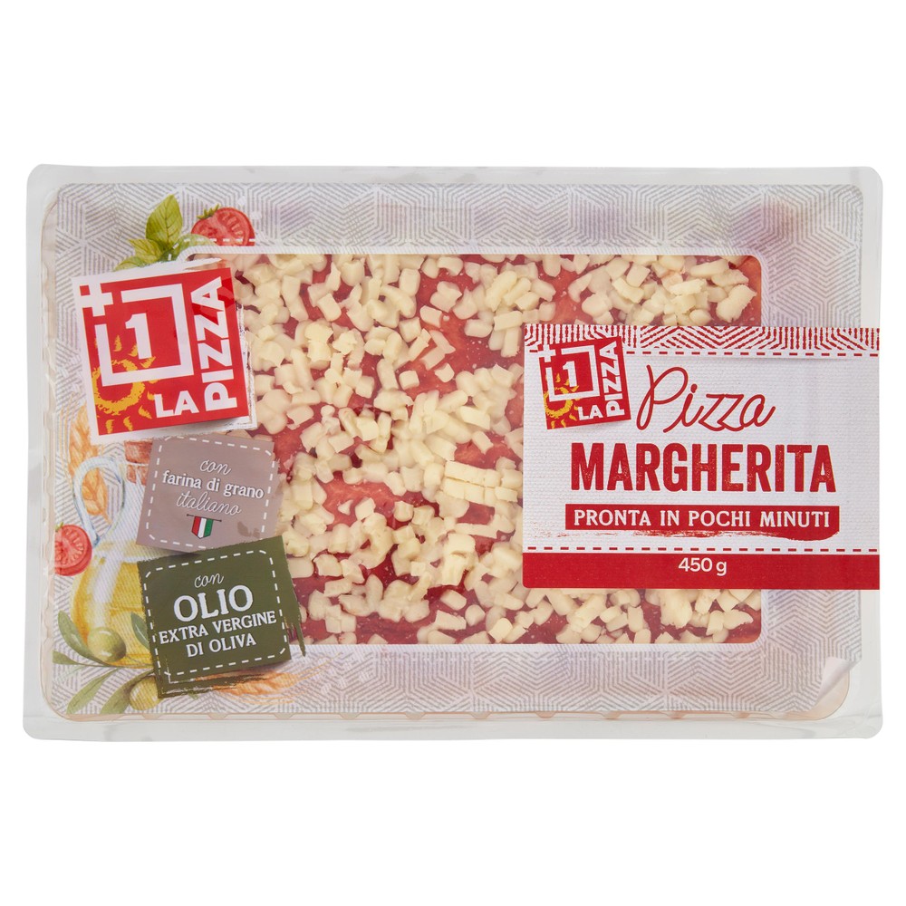 Pizza Margherita Con Mozzarella A Cubetti 20x30 - Foto 1