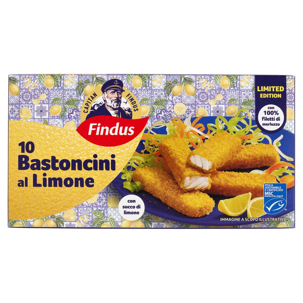 10 Bastoncini Al Limone 250gr Capitan Findus - Foto 1