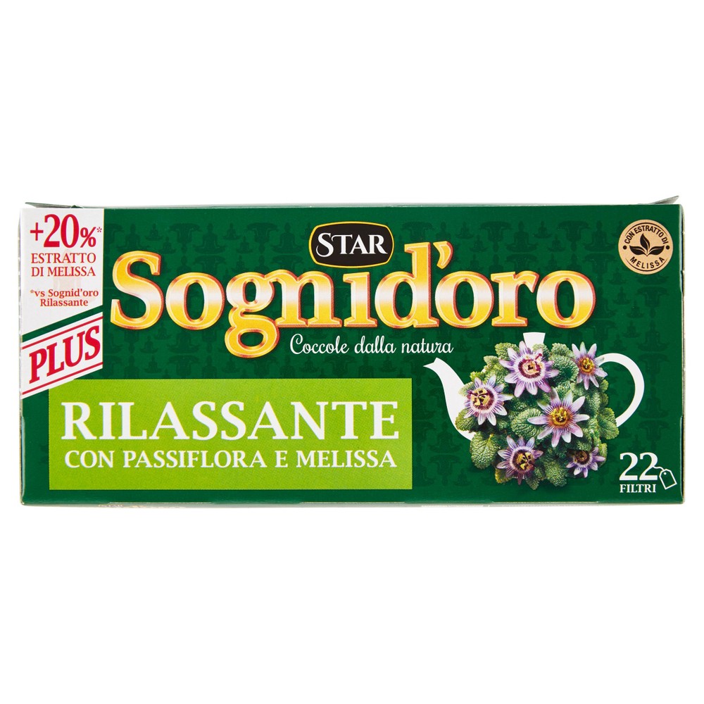 Tisana Rilassante Plus Con Passiflora E Melissa 22x2g Sogni D'oro - Foto 1
