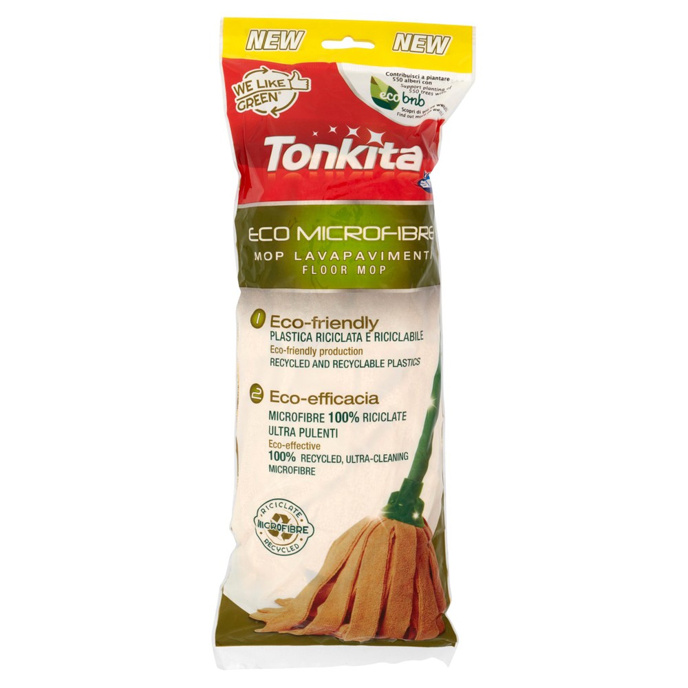 Mop Lavapavimenti  Floor Eco Microfibre Tonkita - Foto 1