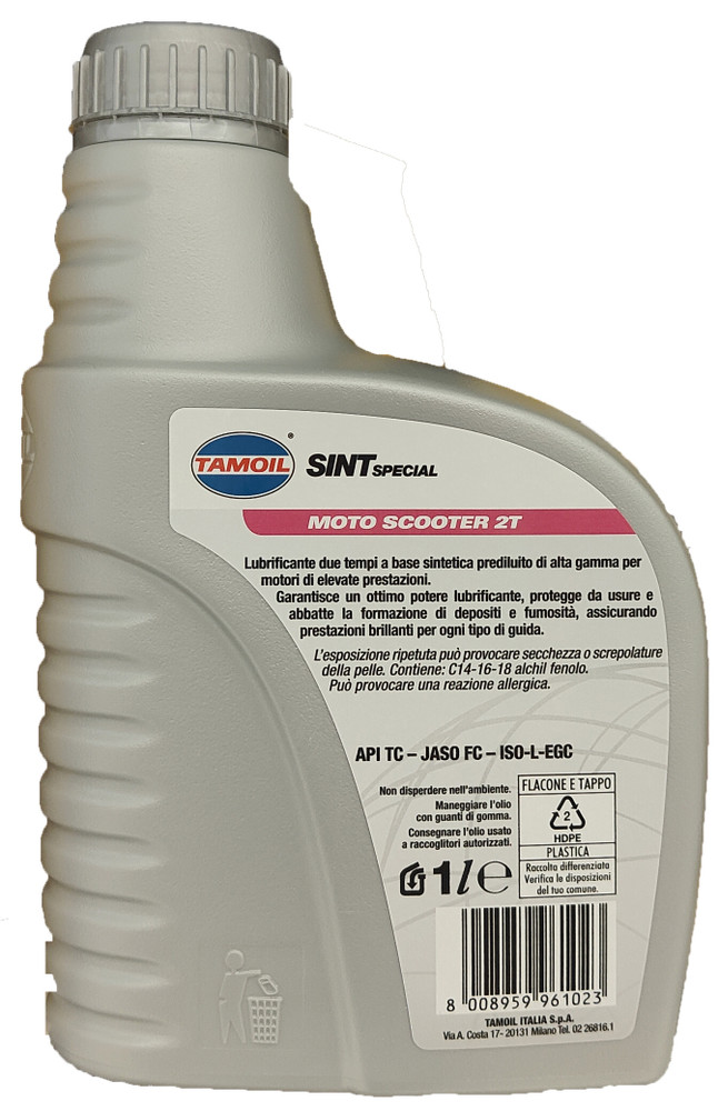 Olio Lubrificante Per Moto 2t 1l Sint Tamoil - Foto 2