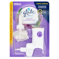 Deodorante Ambiente Elettrico Essential Oils Lavanda Glade Base + ricari Deodorante Ambiente Elettrico Essential Oils Lavanda Glade Base + ricari