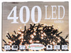 400 Led Bianco Caldo Ambra  Cavo Scuro  Uso Est Int  Con Giochi Luce  L