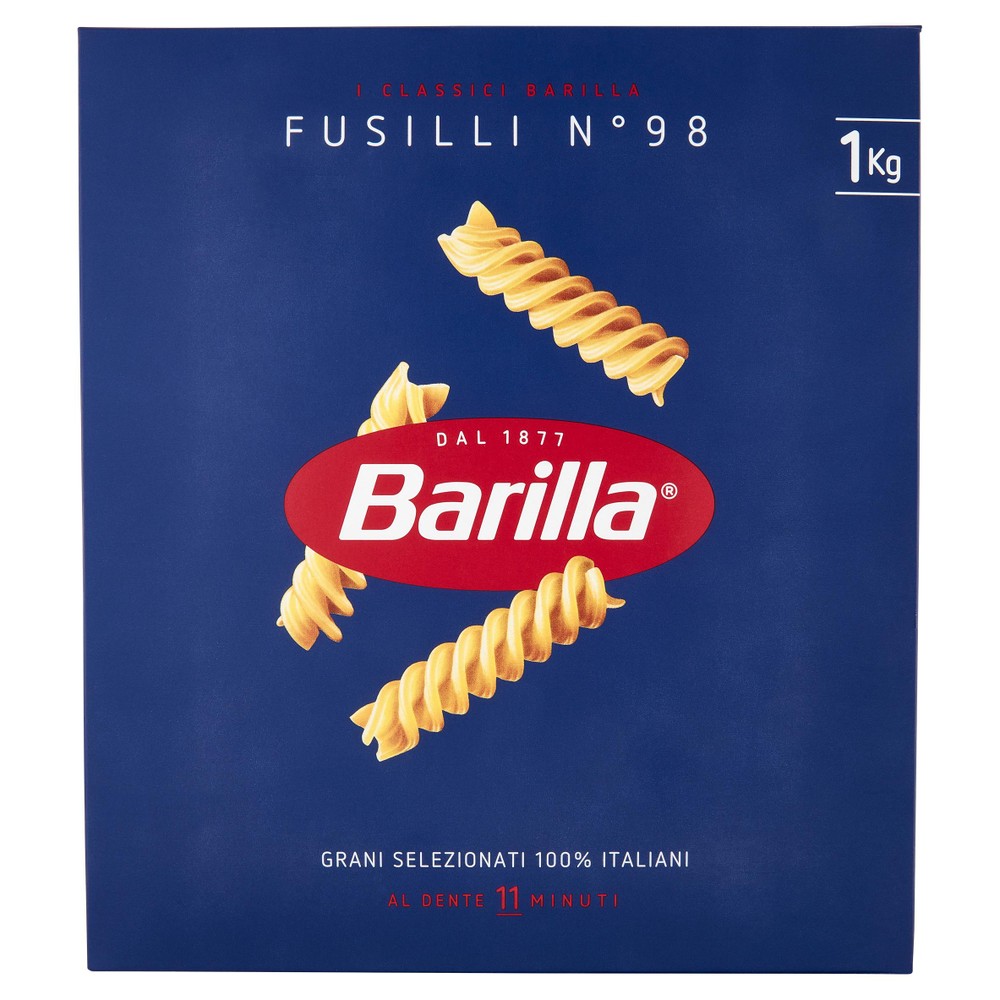 Pasta Fusilli N.98 100% Grano Italiano Barilla - Foto 1