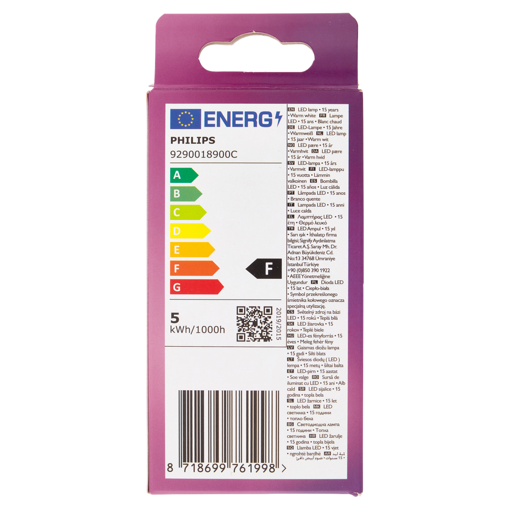 Lampada Led Filamento Goccia 40w E27 Luce Calda - Foto 3