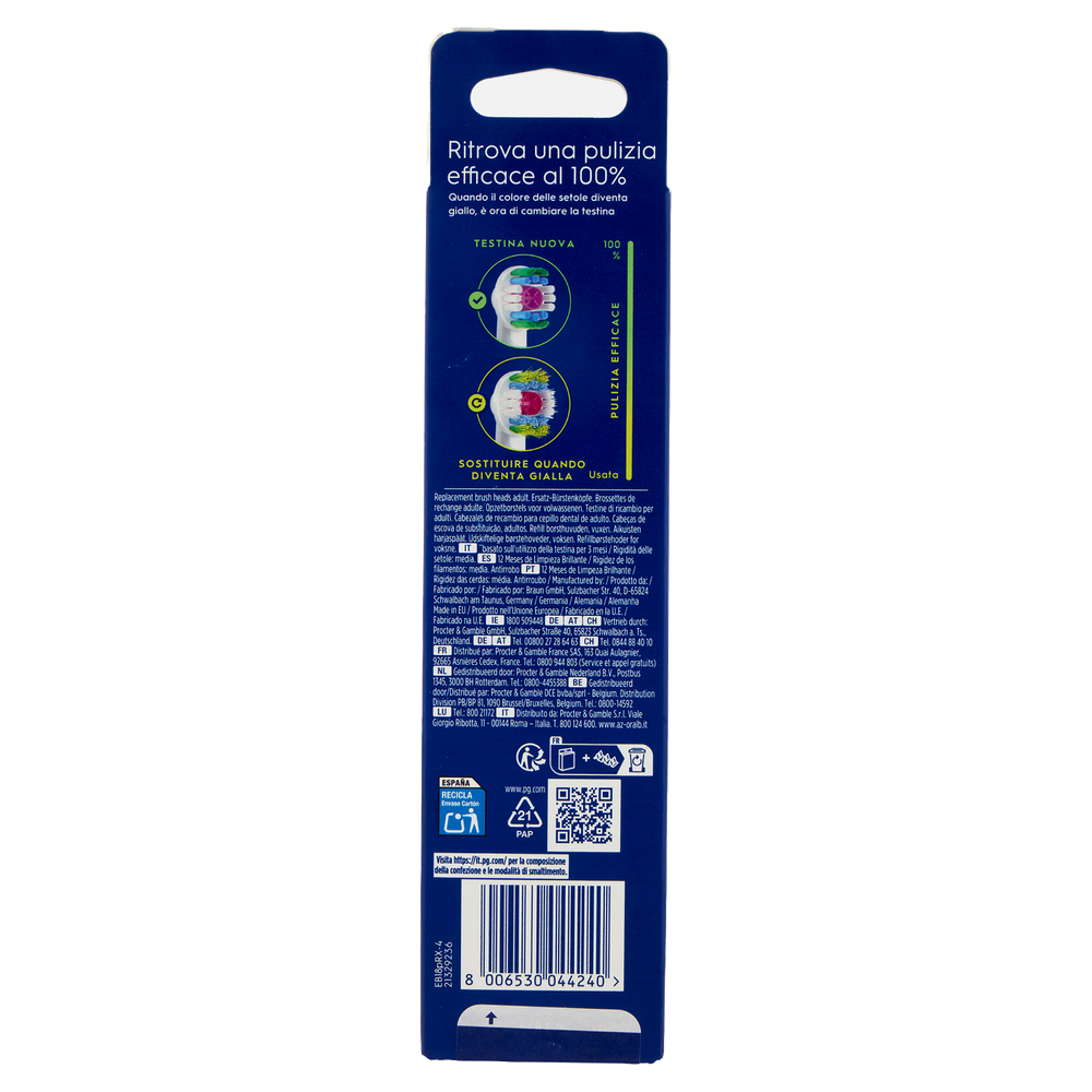 Ricarica Oral-B 3d White Pz.4 - Foto 3