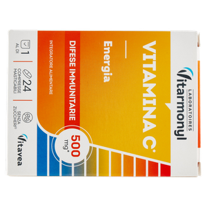Vitamina C 500mg Vitarmonyl 24 Compresse Masticabili - Foto 3