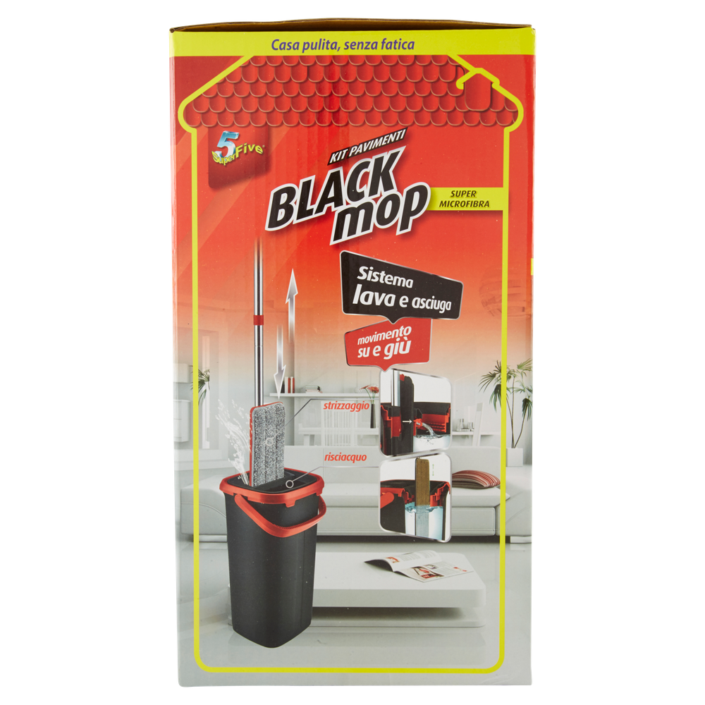 Sistema Lavapavimenti Black Mop Super 5 - Foto 2