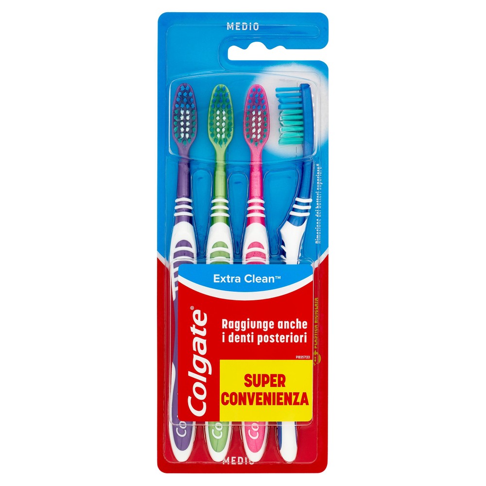 Spazzolino Colgate Extra Clean X4 - Foto 1