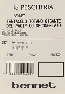 Tentacolo Di Totano Gigante Del Pacifico Decongelato - Foto 3