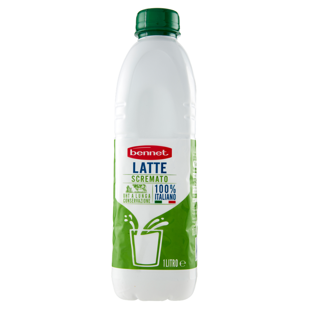 Latte Uht Scremato Bennet In Bottiglia