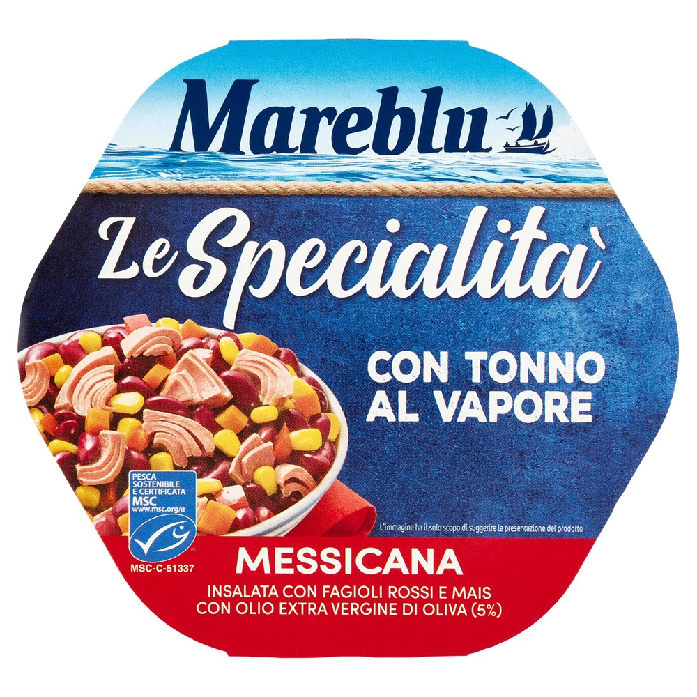 Insalata Messicana Al Tonno Al Vapore Le Specialita' Mareblu - Foto 1