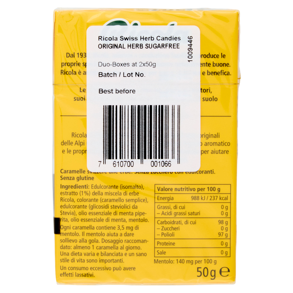 Caramelle Alle Erbe Balsamiche Originali Senza Zucchero 2x50g Ricola - Foto 3